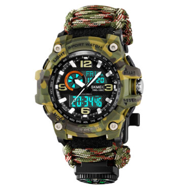 SKMEI 1283 Sport Watch Men Military 5Bar Waterproof Quartz Dual Display
