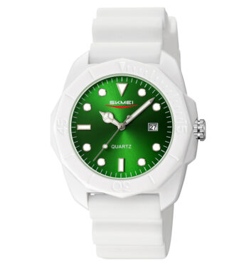 SKMEI Quartz Watch for Men & Boys – Waterproof Sports Watch with Date Display, Stylish & Durable Silicone Band,