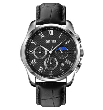 Skmei Quartz 9260 Leather Straps, Waterproof Mens Official Watch