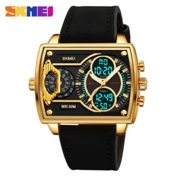 SKMEI 2229 Leather Straps Male Watches