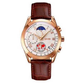 SKMEI 9236 Casual Creative Moon Phase Dial Watch for Men