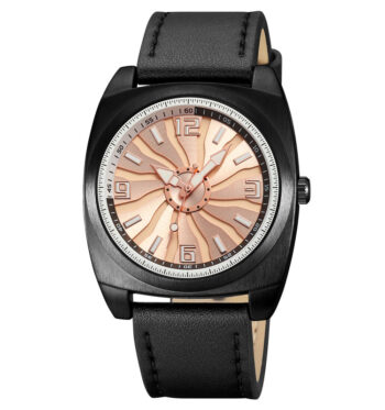 SKMEI 2060 Quartz Analog Casual Leather Strap Men’s Watch