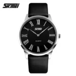 quartz movments leather watch for women