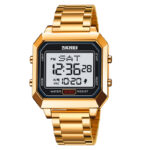 Skmei 2149 digital Stainless steel waterproof Multi function sports mens watch