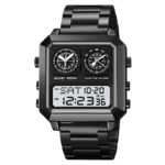Skmei 2204 MEN watch DIGITAL stainless watch-black