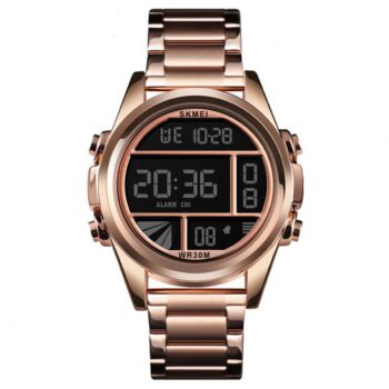 SKMEI 1448 Fashion Creativity Dial Design Digital Watch-rose gold