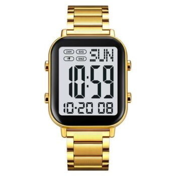 Skmei 2259 steel digital watch for men, waterproof date alarm