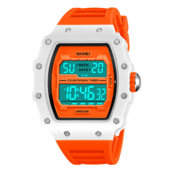 skmei 2296 sports digital watch-orange