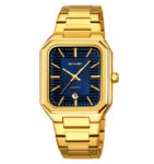 Skmei 9373 quartz mens Watch-goldblue