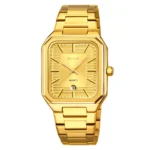 Skmei 9373 quartz mens Watch-gold plain